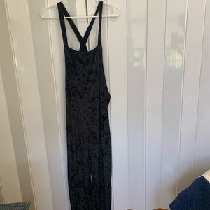 Black velvet Jumpsuit